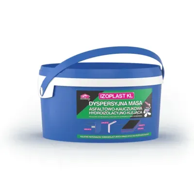 Masa bitumiczna wodna do klejenia styropianu Izoplast KL 5l ADW