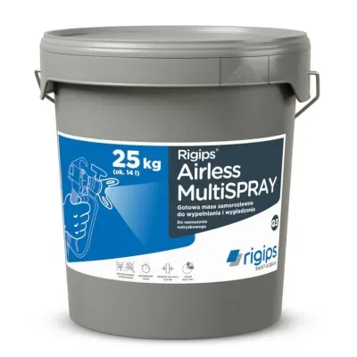 Masa szpachlowa Airless MultiSPRAY 25kg Rigips