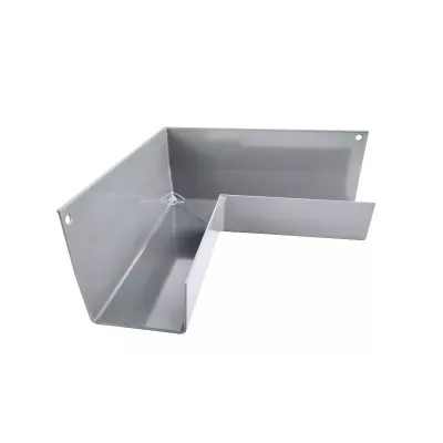Narożnik rynny wewnętrzny RK65 90° RAL7037 szary Renoplast