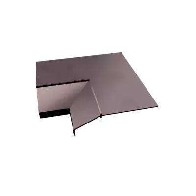 Narożnik wewnętrzny K10 90° RAL8019 brąz Renoplast