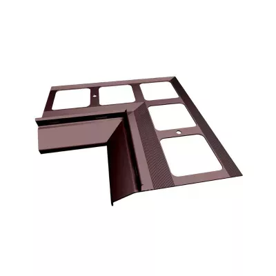 Narożnik wewnętrzny K20 90° RAL8019 brąz Renoplast
