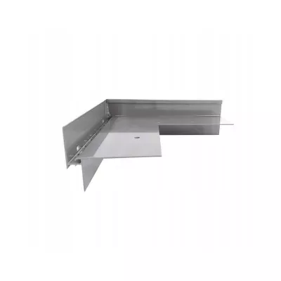 Narożnik zewnętrzny prawy 90° łączący profile W35 PLUS/W35B RAL7037 szary Renoplast