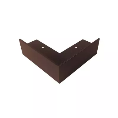 Narożnik zewnętrzny W35B 90° profila bocznego RAL8019 brąz Renoplast