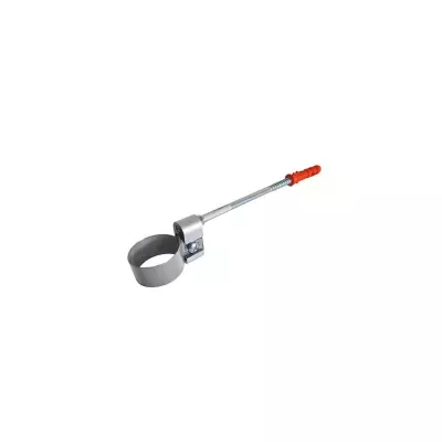 Obejma rury spustowej R50 dł.12cm śr.40mm RAL7037 szary Renoplast