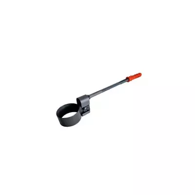 Obejma rury spustowej R50 dł.25cm śr.40mm RAL7024 grafit Renoplast
