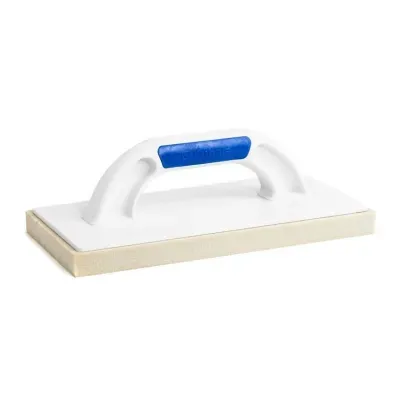 Oryginalne opakowanie: Paca z tworzywa z durenem 280x140mm do zacierania tynków Kubala