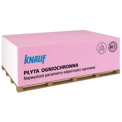 Płyta karton gips ogniochronna F13 3000mm x 1200mm x 12,5mm Knauf