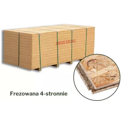 Płyta OSB-3 15 mm frezowana 625 x 2500 mm 1,56 m2 Swiss Krono