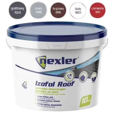 Powłoka ochronna na dach Nexler Izofol Roof 10kg