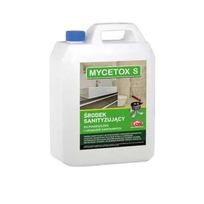 Preparat dezynfekujący Mycetox S do mycia i dezynfekcji pomieszczeń i sanitariatów 5l ADW