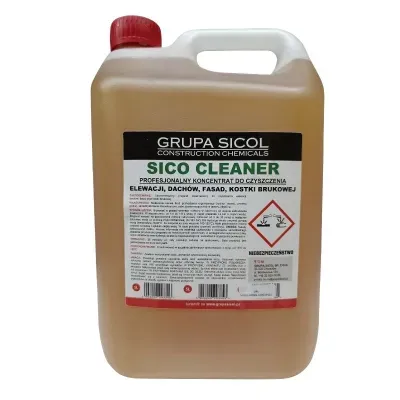 Oryginalne opakowanie: Preparat do czyszczenia elewacji Sico Cleaner 5l Grupa Sicol