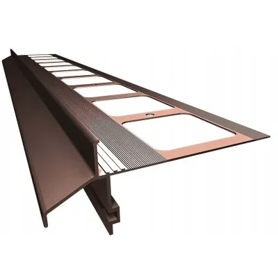 Oryginalne opakowanie: Profil okapowy prosty K40 2mb RAL8019 brąz Renoplast