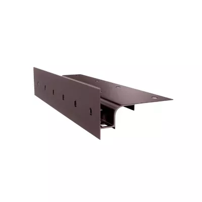 Profil okapowy prosty W30 2mb RAL8019 brąz Renoplast