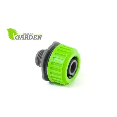 Oryginalne opakowanie: Przyłącze do węża 1/2 przejście na gwint zewnętrzny 3/4” Stalco Garden