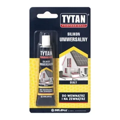 Silikon uniwersalny biały tubka 20 ml Tytan
