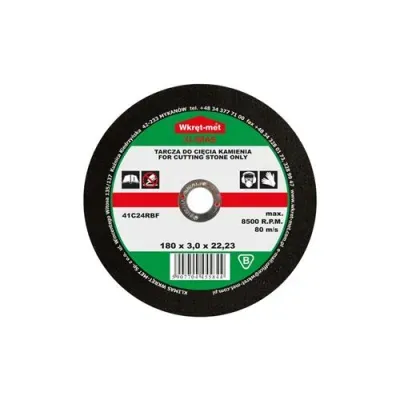 Tarcza do cięcia kamienia 180x3x22mm Klimas