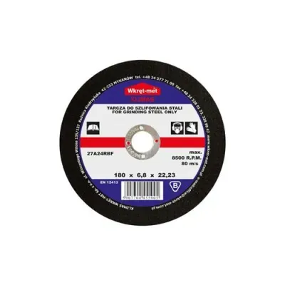 Tarcza do szlifowania metalu 180x6,8mm Klimas