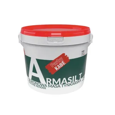 Tynk silikonowy Armasil T 3,0mm baza A biała 25kg Kabe