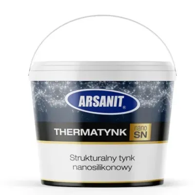 Tynk silikonowy ThermaTynk nanoSN baza jasna 25kg baranek 1,5mm Arsanit