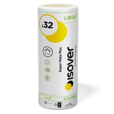 Wełna mineralna Lanae Super-Mata Plus 16cm 032 na poddasze Isover