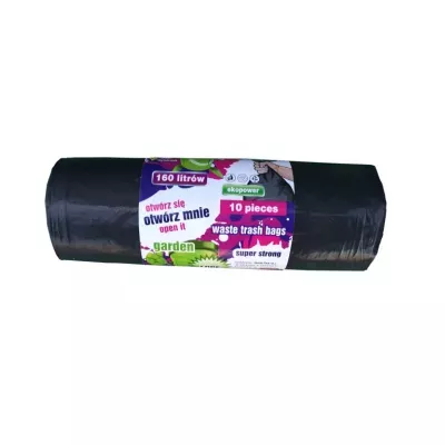 Worki na śmieci 160l LDPE 10szt Czyścioszek