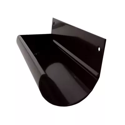 Zakończenia rynny R50 L+P RAL8019 brąz Renoplast