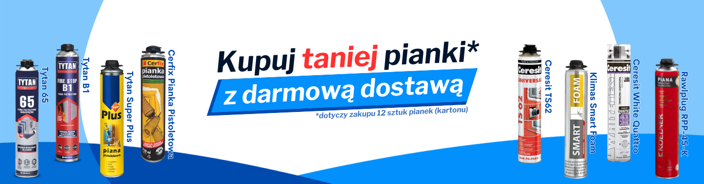 Pianki w zestawie 12 szt. z darmową dostawą.