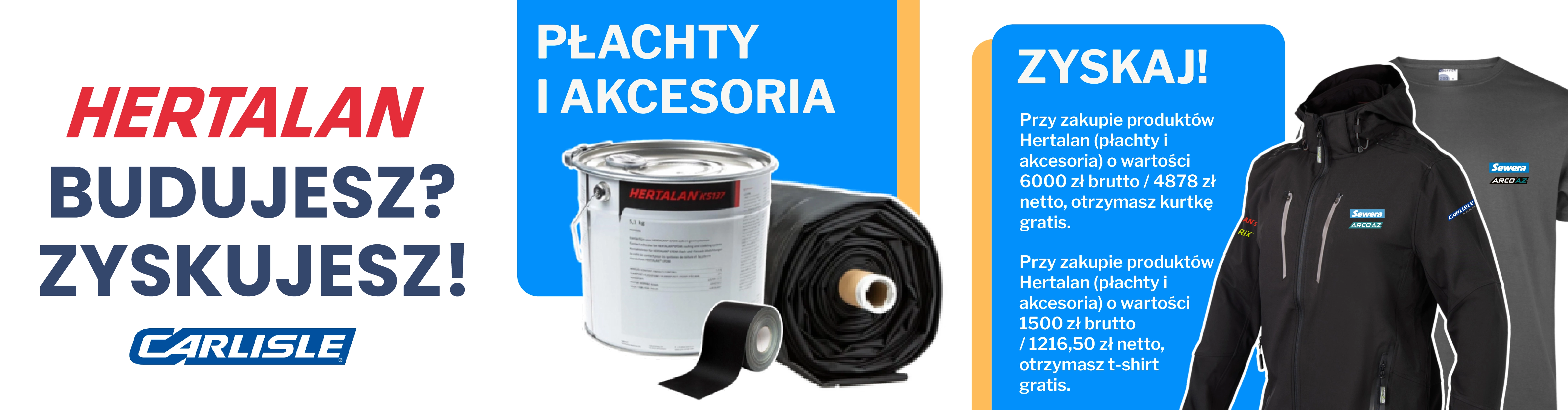 Promocja - zgarnij kurtę lub koszulkę za zakupy produktów marki Hertalan od Craisle