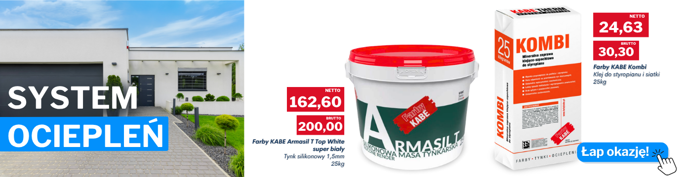 Farby Kabe system ociepleń ETICS