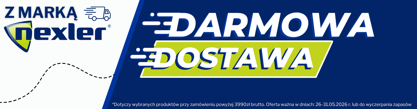 Darmowa dostawa na produkty marki Nexler