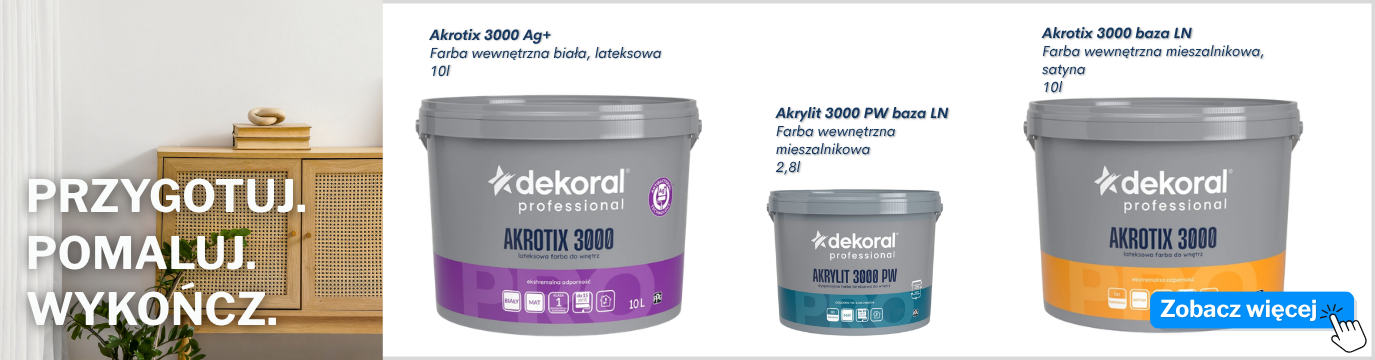 Dekoral Professional - farby i emalie wewnętrzne