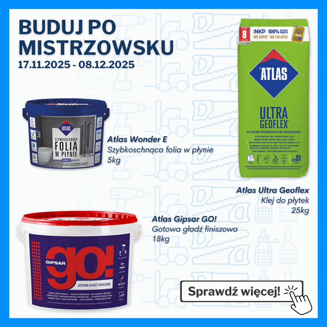 Buduj po mistrzowsku z Atlas - pewny wybór