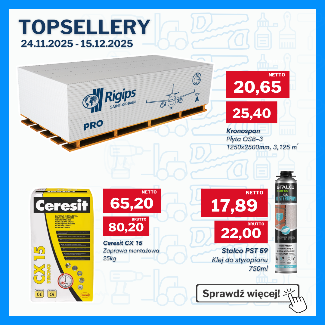 Topseller - najlepiej sprzedające się produkty w naszym sklepie internetowym