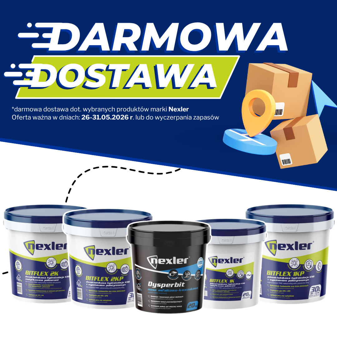 Darmowa dostawa na produkty marki Nexler