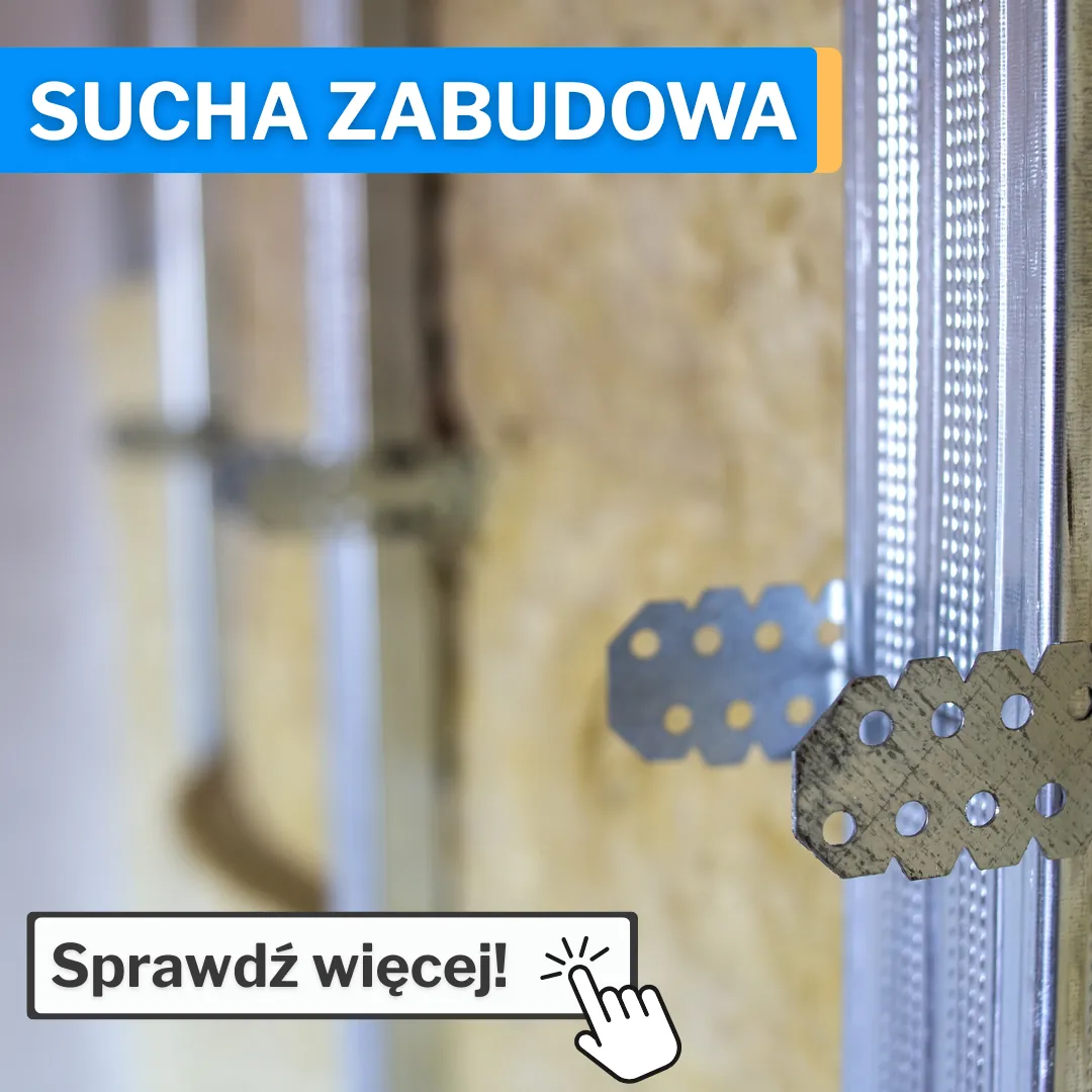 Produkty z kategorii - sucha zabudowa (profile, płyty karton-gips i wełna)