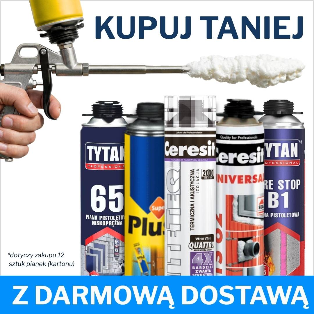 Pianki w zestawie 12 szt. z darmową dostawą.