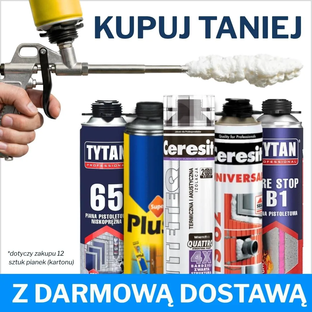 Pianki w zestawie 12 szt. z darmową dostawą.