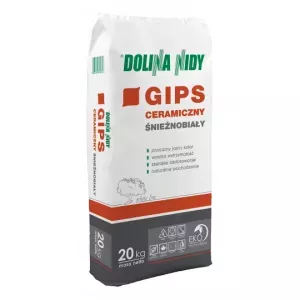 Gips ceramiczny śnieżnobiały 20kg Dolina Nidy