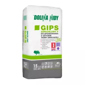 Gips szpachlowy F do spoinowania płyt gk 15kg Dolina Nidy
