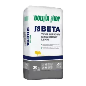 Tynk gipsowy maszynowy lekki Beta 30kg Dolina Nidy