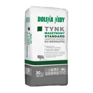 Tynk maszynowy wewnętrzny Standard cementowo-wapienny 30kg Dolina Nidy