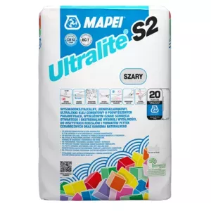 Mapei Ultralite S2 szary klej 15kg cementowy do glazury, kamienia i gresu