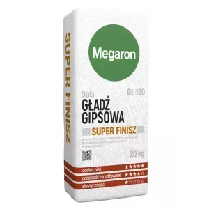 Megaron Super Finisz GT-120 gładź gipsowa 20kg