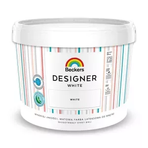 Farba lateksowa Beckers Designer white 10l