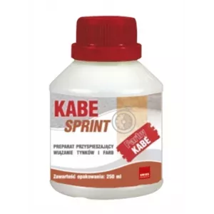 Preparat przyspieszający wiązanie tynków i farb Sprint 250ml Kabe