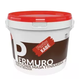 Tynk akrylowy 1,5mm baranek Permuro SP baza A biała 25kg Kabe