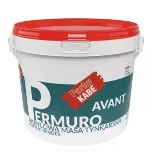 Tynk akrylowy 1,5mm baranek Permuro Avant baza A biała 25kg Kabe