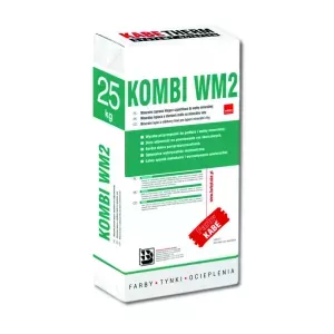 Klej do wełny mineralnej i siatki Kombi WM2 25kg Kabe