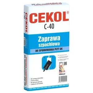 Masa szpachlowa C-40 5kg Cekol