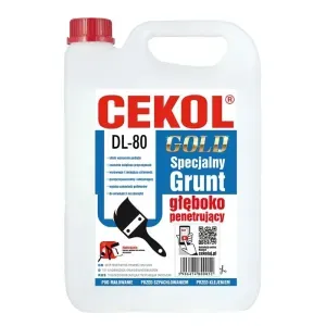 PRODUKTY UZUPEŁNIAJĄCE - Grunt głęboko penetrujący DL-80 10l Cekol